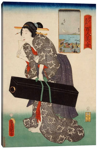 Takanawa Japanese Canvas Art Print - Japanese Fine Art (Ukiyo-e)