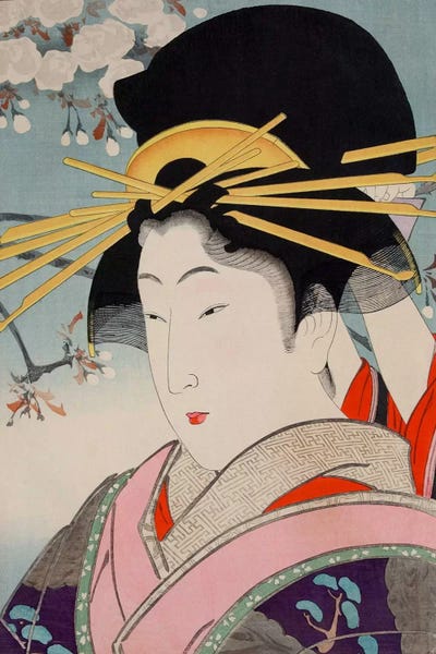 Ukiyo-e: A Courtesan by Unknown Artist