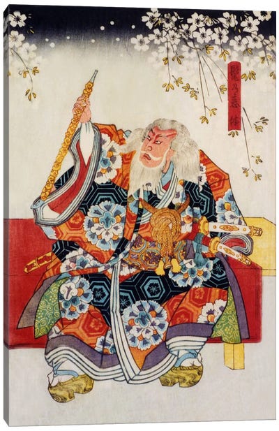 Old Samurai Canvas Art Print - Unknown Artist