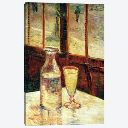 The Still Life with Absinthe Canvas Print #1703} by Vincent van Gogh Canvas Print