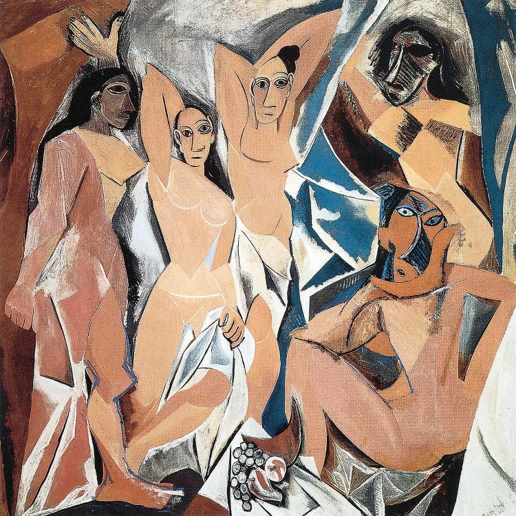 Les Demoiselles d'Avignon by Pablo Picasso wall art