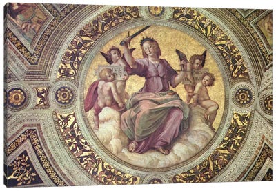 Stanza della Segnatura Canvas Art Print - Raphael