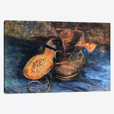 A Pair of Shoes Canvas Print #1742} by Vincent van Gogh Canvas Art Print