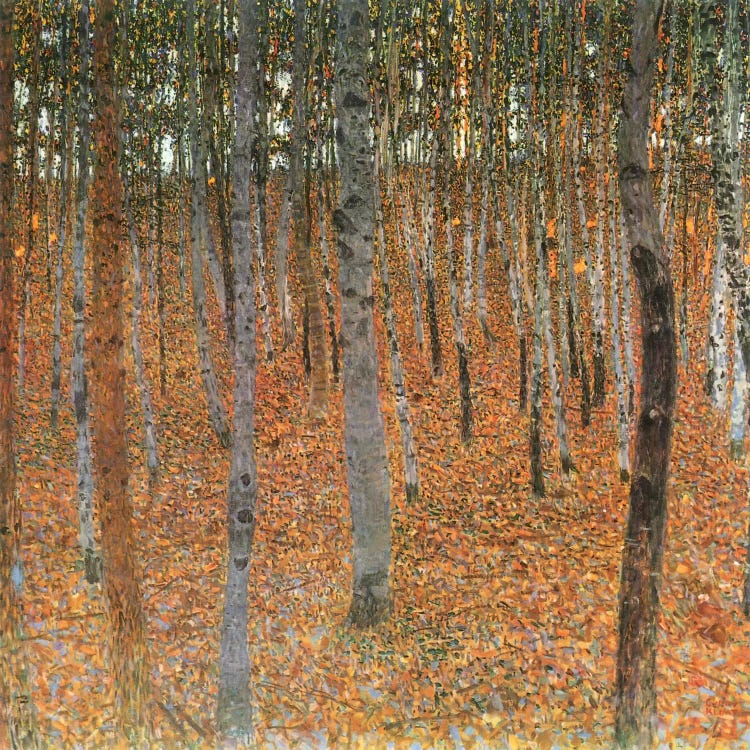 Forest of Beech Trees by Gustav Klimt wall art