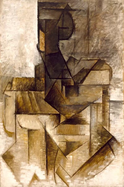 Large Abstract Art - Canvas Prints: The Rower by Pablo Picasso