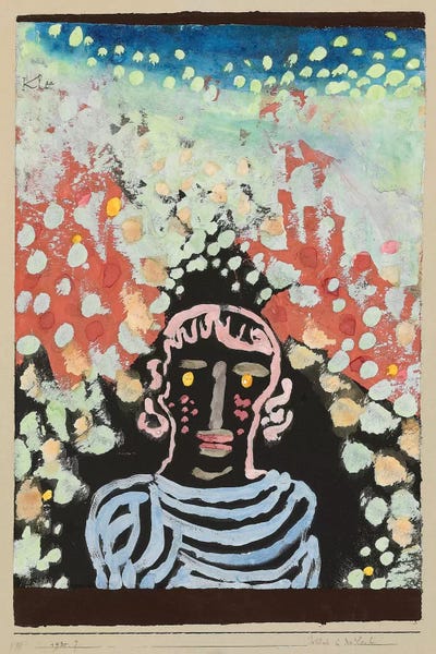 Likeness in The Bower by Paul Klee art print