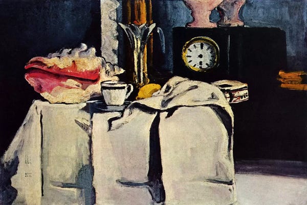 Clocks: The Black Clock by Paul Cezanne
