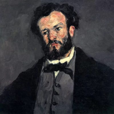 Portrait of Antony (Anthony) Valabregue by Paul Cezanne canvas print