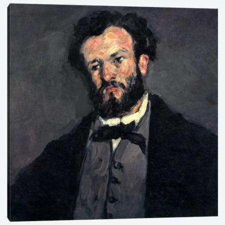 Portrait of Antony (Anthony) Valabregue Canvas Print #1804} by Paul Cezanne Art Print
