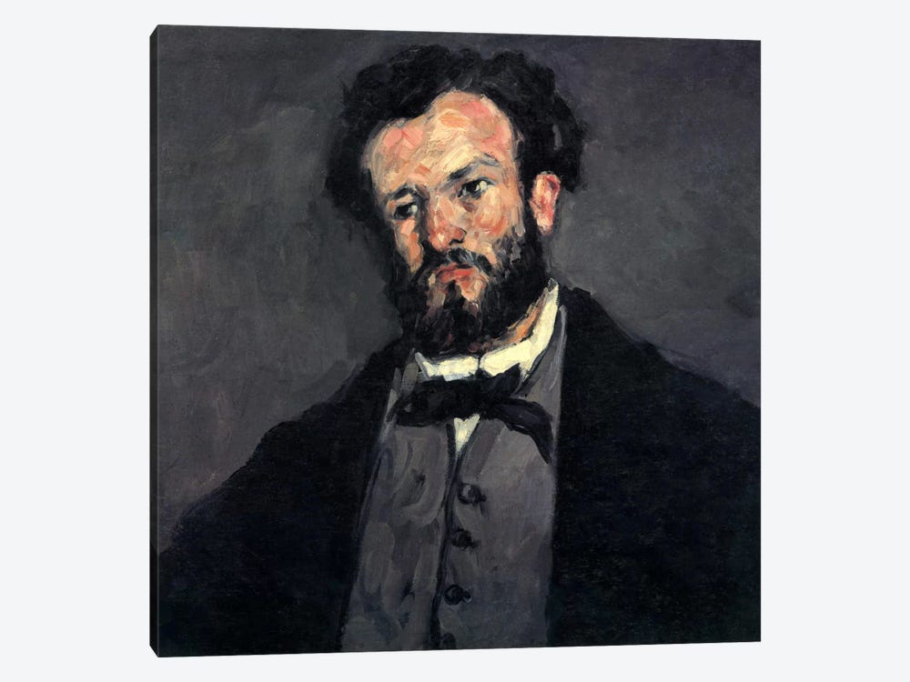 Portrait of Antony (Anthony) Valabregue by Paul Cezanne 1-piece Canvas Art Print