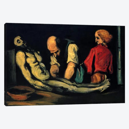 Preparation for The Funeral (The Autopsy) Canvas Print #1805} by Paul Cezanne Art Print