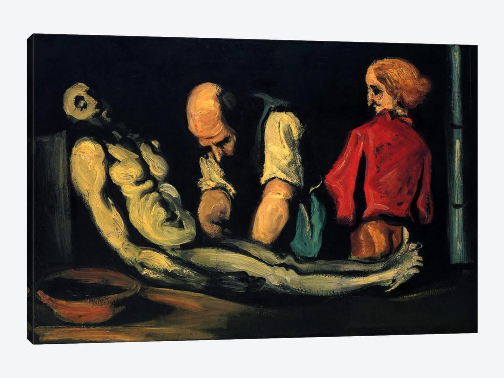 Preparation for The Funeral (The Autopsy) by Paul Cezanne 1-piece Canvas Wall Art