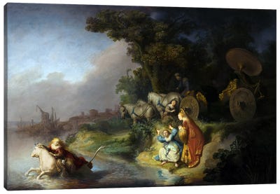Abduction of Europa Canvas Art Print - Rembrandt van Rijn