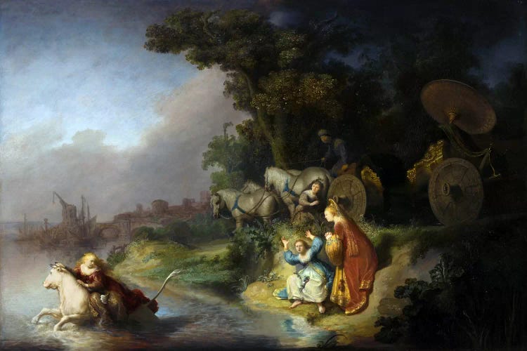 Abduction of Europa by Rembrandt van Rijn wall art