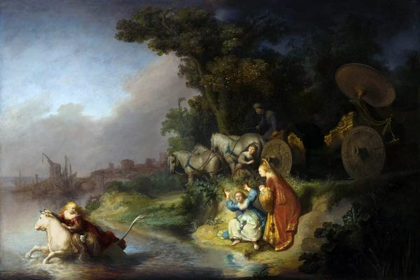 Rembrandt van Rijn: Abduction of Europa by Rembrandt van Rijn