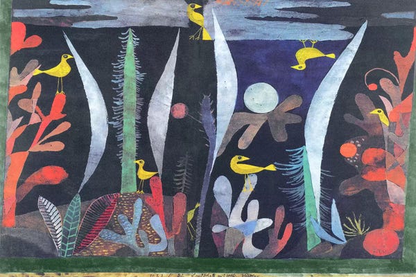 Expressionism: Landscape with Yellow Birds by Paul Klee