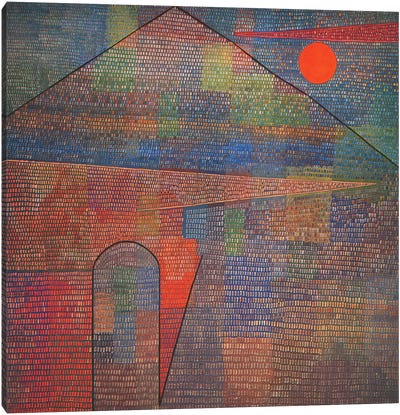 Ad Parnassum Canvas Art Print - Paul Klee