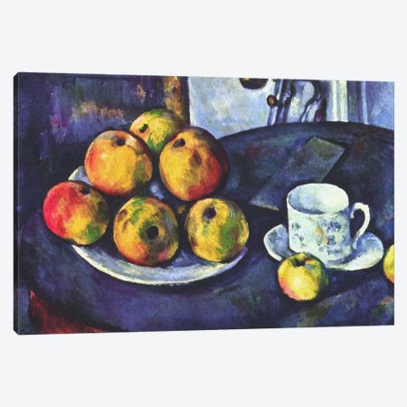 Still Life with Apples Canvas Print #1850} by Paul Cezanne Canvas Art Print