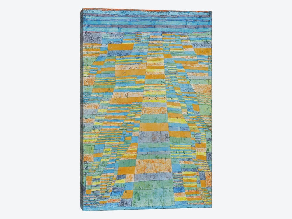 Primary Route and Bypasses by Paul Klee 1-piece Canvas Print