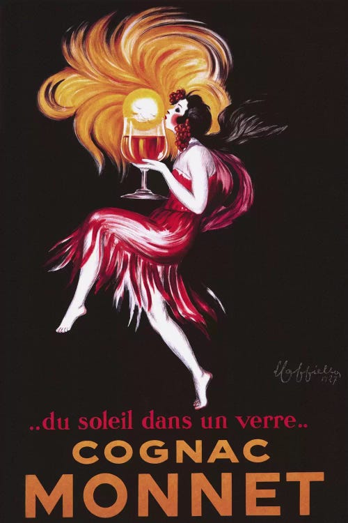 Cognac Monnet (Vintage) by Leonetto Cappiello canvas print