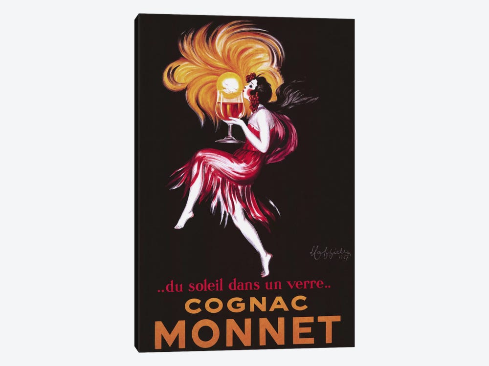 Cognac Monnet (Vintage) by Leonetto Cappiello 1-piece Canvas Artwork