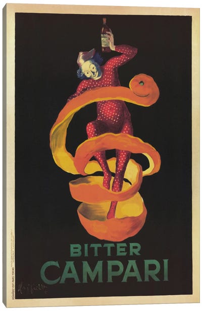 Bitter Campari (Vintage) Canvas Art Print - Bar Art