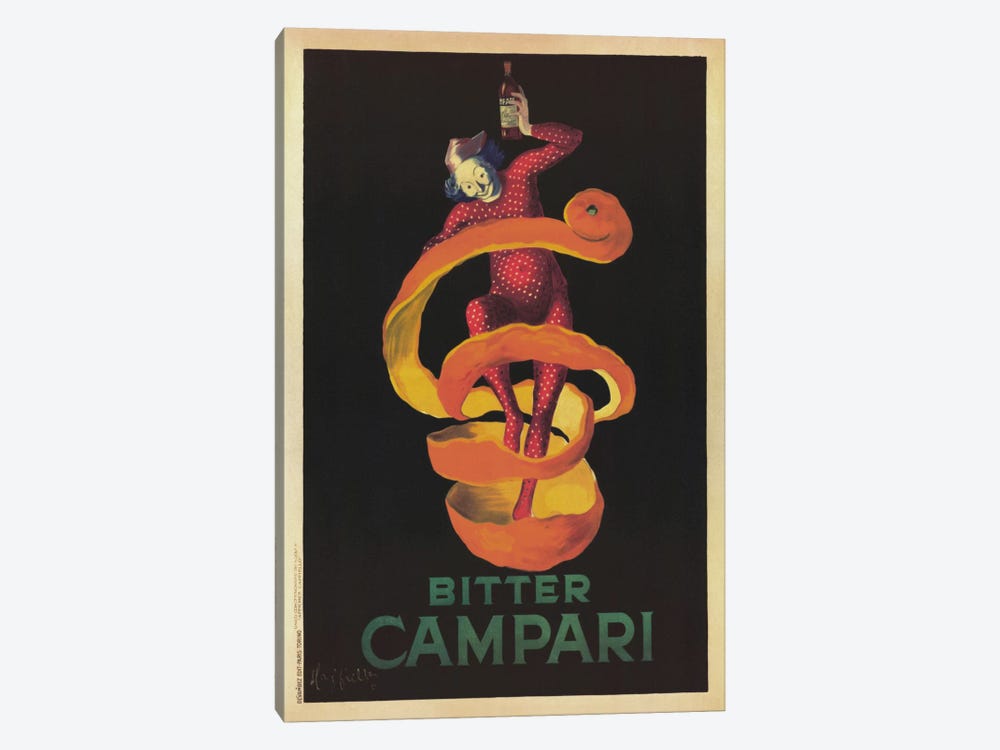Vintage Bitter Campari Italian Food & Drink Illustration Art Print Poster Framed 