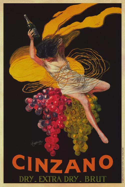 Asti Cinzano (Vintage) by Leonetto Cappiello wall art