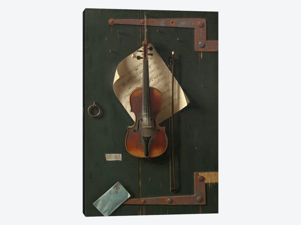 Citere bejdsemiddel Kan ignoreres The Old Violin Canvas Art Print by William Michael Harnett | iCanvas