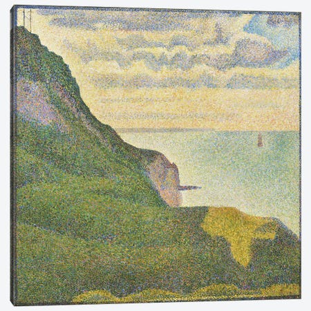 Seascape at Port-en-Bessin (Normandy) Canvas Print #1883} by Georges Seurat Canvas Art