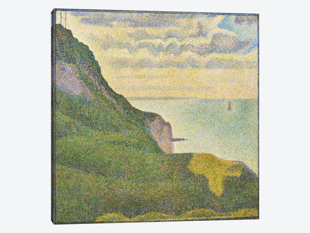 Seascape at Port-en-Bessin (Normandy) by Georges Seurat 1-piece Canvas Wall Art