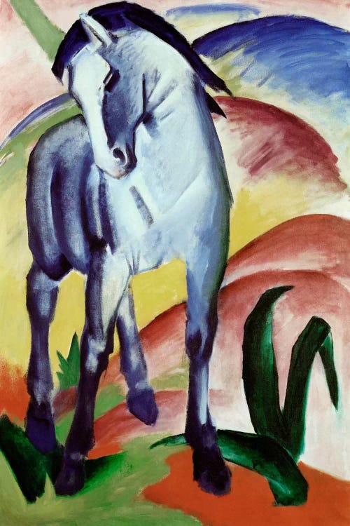 Blue Horse by Franz Marc wall art