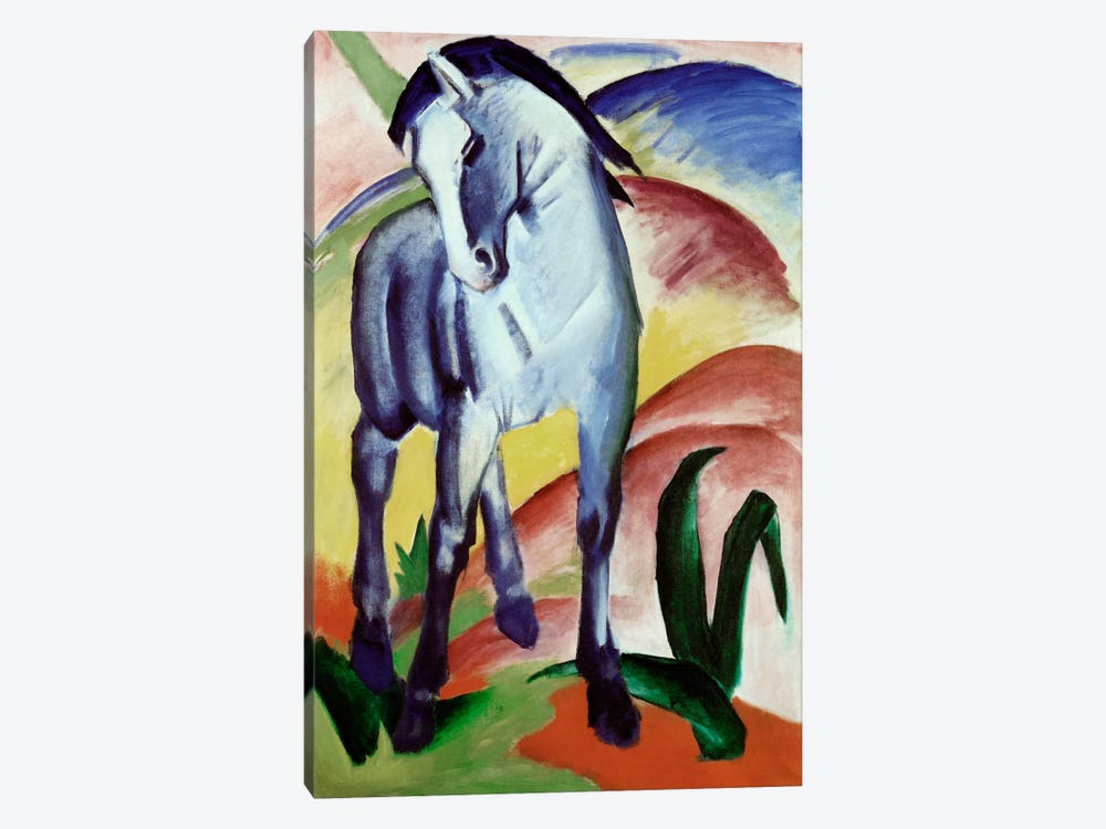 Blue Horse 1-piece Canvas Artwork