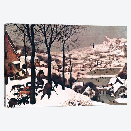 Hunters in The Snow Canvas Print #1916} by Pieter Brueghel the Elder Canvas Print