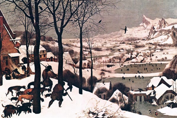 Santa Fe: Hunters in The Snow by Pieter Brueghel the Elder
