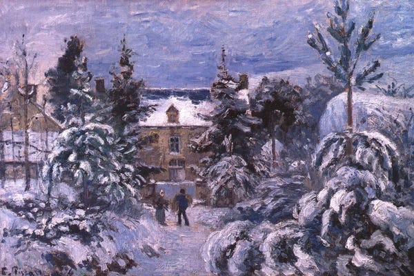 Camille Pissarro: Piettes House by Camille Pissarro