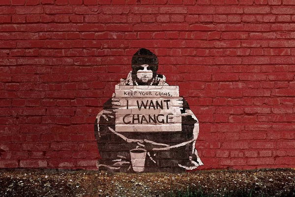 Propaganda Posters: Keep Your Coins. I Want Change By Meek by Unknown Artist