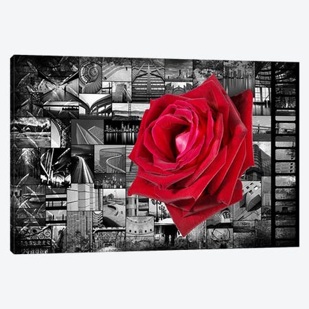 Rose In City Canvas Print #207} by Unknown Artist Art Print