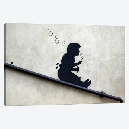 Bubble Girl Canvas Print #2178} by Unknown Artist Canvas Art