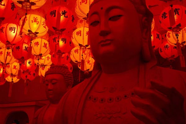 Yoga: Buddha Statue by Unknown Artist