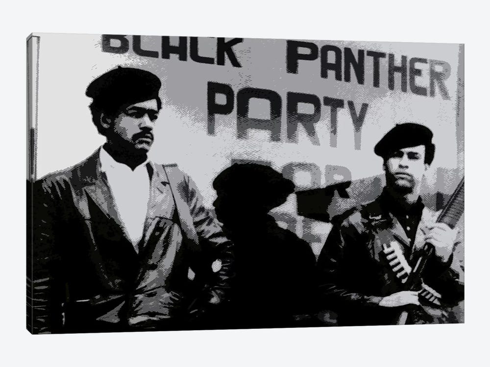 Black Panther Party by Unknown Artist 1-piece Canvas Print