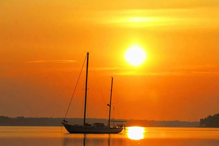 Sunrise Sail Boat