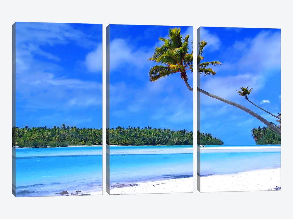 The Island by Unknown Artist 3-piece Canvas Print