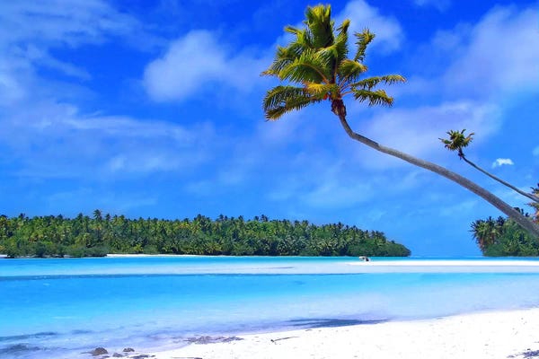 Large Coastal Art - Canvas Prints: The Island by Unknown Artist