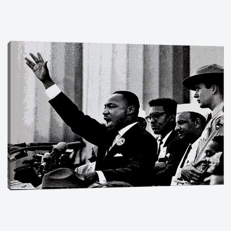 Martin Luther King Canvas Print #292} by Unknown Artist Canvas Print