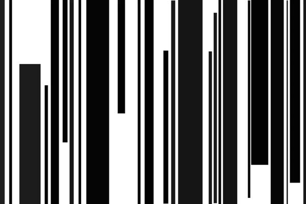 Black & White Patterns: Black & White Piano Keys by 5by5collective