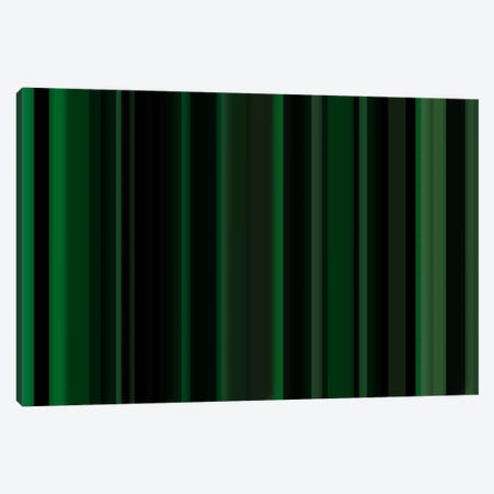 Dark Matrix Green Canvas Print #3006} by 5by5collective Canvas Wall Art