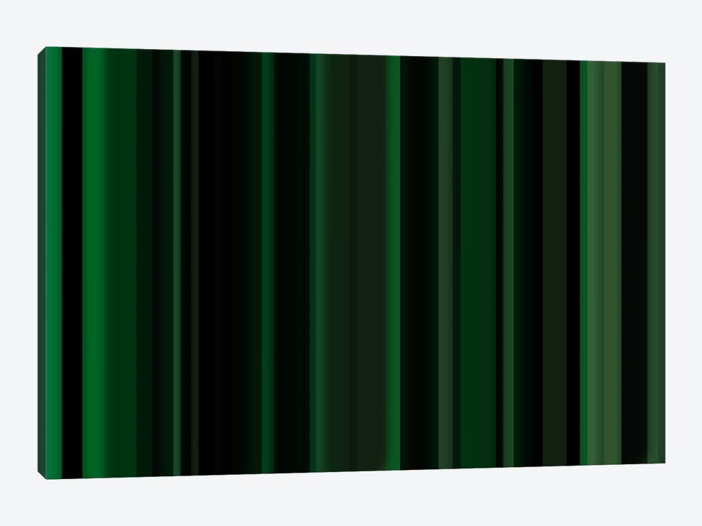Dark Matrix Green by 5by5collective 1-piece Canvas Wall Art