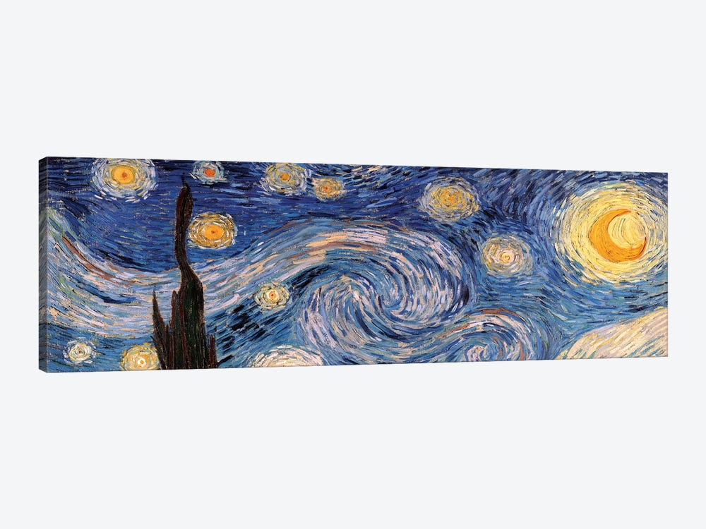 The Starry Night by Vincent van Gogh 1-piece Canvas Art Print