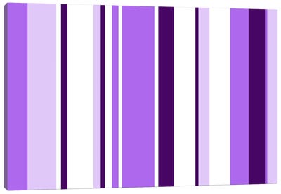 Violet Purple Irises Canvas Art Print - Pitter Pattern